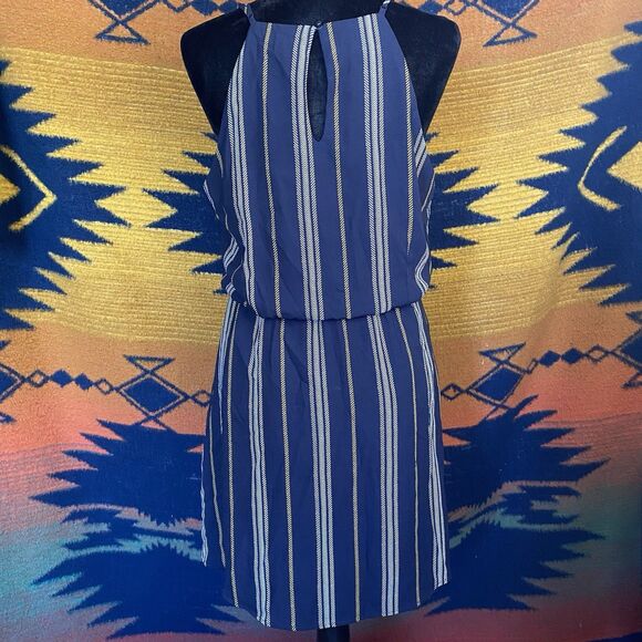 NWT Sandy & Sid Mini Dress. Pockets! Size Large. Boho. Keyhole In Back. - Picture 2 of 12